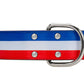 Necklace Blue White Red GUN - BIG