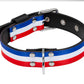 Blue White Red GUN Necklace