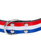 Blue White Red GUN Necklace