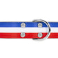 Blue White Red GUN Necklace