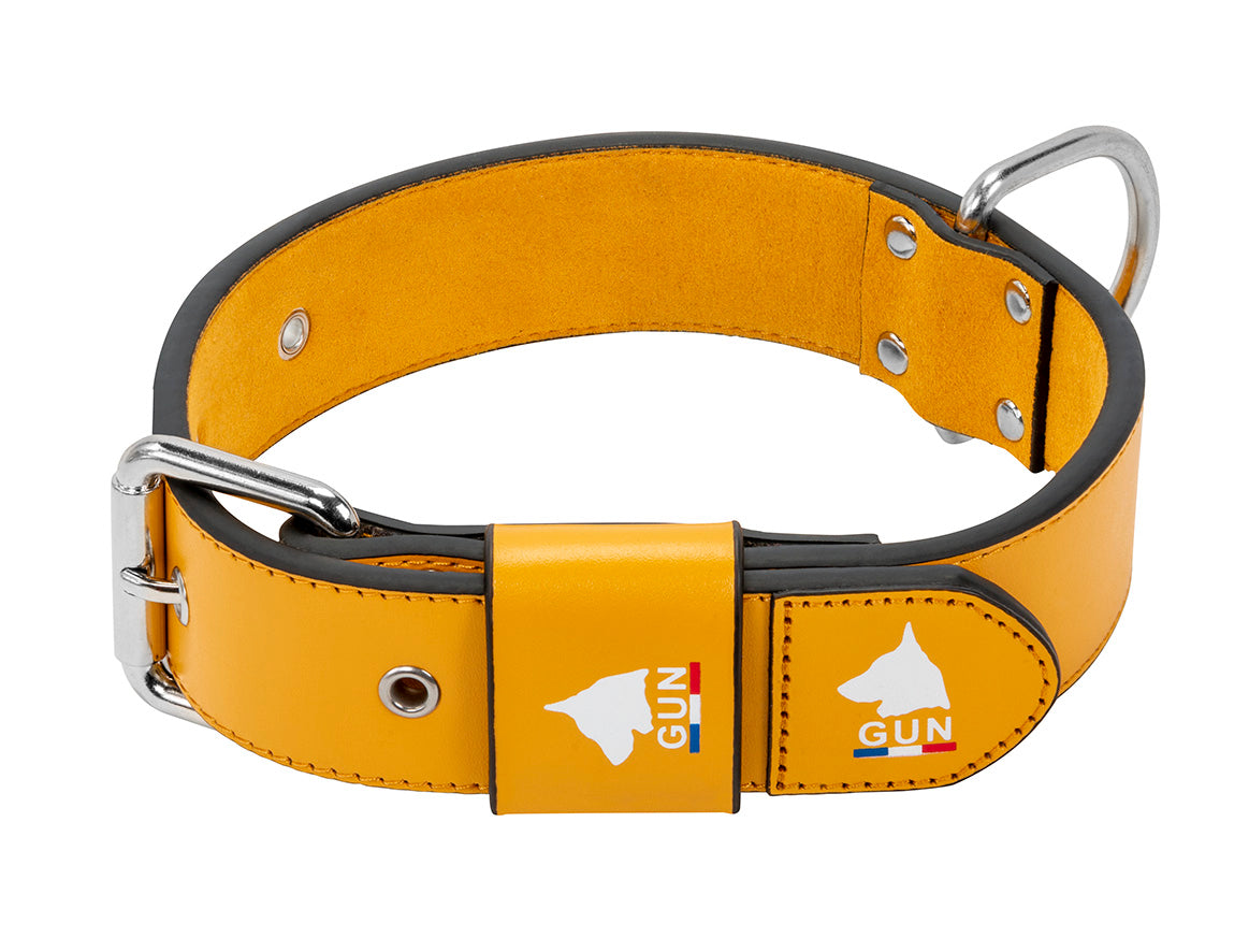 GUN Leather Collar 5 Colors - BIG