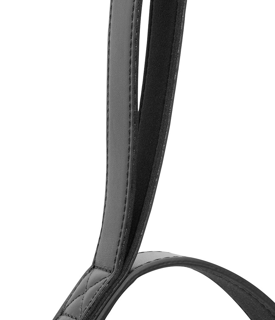 Double Handle Training Leather Leash - GUN